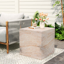Load image into Gallery viewer, Outdoor / Indoor Square Lightweight Side Table