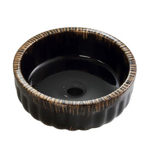 Load image into Gallery viewer, Vessel Sink, Above Counter Small Bowl - Black