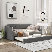 Load image into Gallery viewer, Upholstered Daybed With Trundle