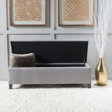 Load image into Gallery viewer, Contemporary Storage Ottoman Bench With Polyester Upholstery
