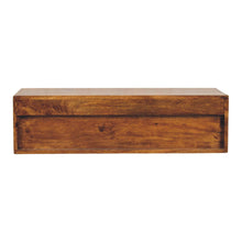 Load image into Gallery viewer, Solid Wood Floating Mount TV Stand - Brown