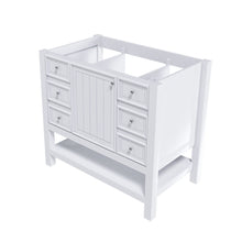 Load image into Gallery viewer, 36" Bathroom Vanity With 1 Cabinet And 3 Drawers 1, Storage Solution - White