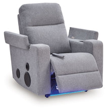 Load image into Gallery viewer, Pineland - Pewter - Glider Power Recliner With Audio System