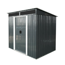 Load image into Gallery viewer, Outdoor Metal Storage Shed And Transparent Plate For Garden, Lawn