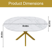 Load image into Gallery viewer, Round Dining Table With Extendable Blades, X Base