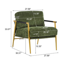 Load image into Gallery viewer, Modern Accent Chair With Plush Cushions, Cozy Seating