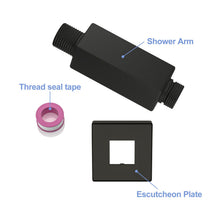 Load image into Gallery viewer, Ceiling Mounted Shower Arm With Flange Stainless Steel