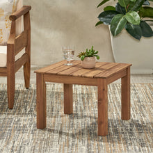 Load image into Gallery viewer, Halcyon - Outdoor Side Table With Slat Design