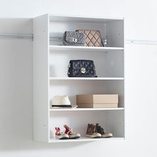Load image into Gallery viewer, Devi - Wall Mounted Wood Closet System With Modular Design And Ample Storage
