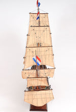 Load image into Gallery viewer, Hand Painted Model Boat Tabletop Sculpture (364387) - Brown