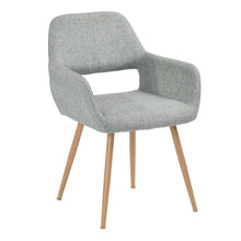 Load image into Gallery viewer, Upholstered Arm Chair - Gray And Brown
