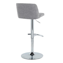Load image into Gallery viewer, Toriano - Contemporary Adjustable Barstool With Swivel & Rounded T Footrest (Set of 2)