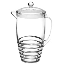 Load image into Gallery viewer, Swirl Unbreakable Plastic Water Pitcher With Lid And Spout