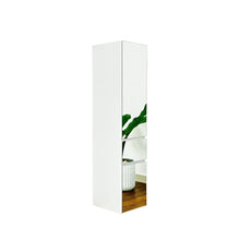 Load image into Gallery viewer, Elise - Slim Modular Closet Cabinet With Mirror - White