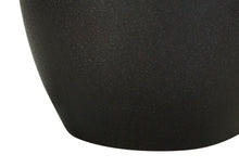 Load image into Gallery viewer, 22" Ceramic Urn Table Lamp With Ivory Drum Shade - Black