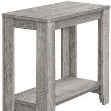 Load image into Gallery viewer, 22" Wood End Table With Shelf - Gray