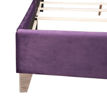 Load image into Gallery viewer, Upholstered Nailhead Trim Chic Bed