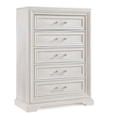 Load image into Gallery viewer, 5 Drawer Tall Storage Chest - Antique White