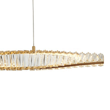 Load image into Gallery viewer, Metal Crystals LED Chandelier - Clear / Gold