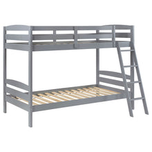 Load image into Gallery viewer, Kerr - Twin Over Twin Bunk Bed - Gray
