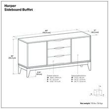 Load image into Gallery viewer, Harper - Sideboard Buffet