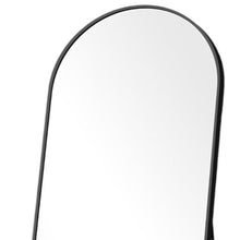 Load image into Gallery viewer, 70" Metal Arch Wall Mounted Leaning Or Freestanding Framed Full Length Mirror - Black