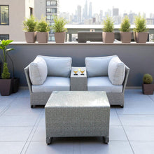 Load image into Gallery viewer, Comfortable Modern Patio Rattan Sectional Set With Cushions