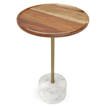 Load image into Gallery viewer, Iron Round End Table - Natural