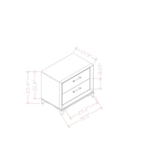 Load image into Gallery viewer, Star - Nightstand - White