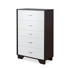 Load image into Gallery viewer, Five Drawer Standard Chest - Brown / White