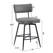 Load image into Gallery viewer, Retro Swivel Counter Stools (Set of 2)