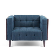 Load image into Gallery viewer, Contemporary Club Chair With Button Tufted Waffle Stitch