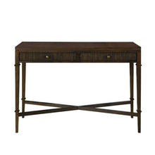 Load image into Gallery viewer, Fluted - 2 Drawer Storage Console Table - Brown