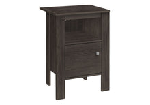 Load image into Gallery viewer, Accent Nightstand Side Table, Storage, Transitional - Oak