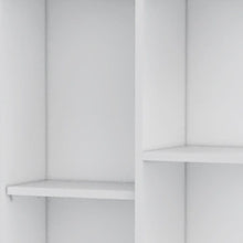 Load image into Gallery viewer, 63" Wood Accent Cabinet With Single Door - White