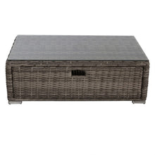 Load image into Gallery viewer, Glass Outdoor Coffee Table - Gray Mix