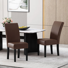 Load image into Gallery viewer, Contemporary Dining Chair With Rubberwood Legs (Set of 2)