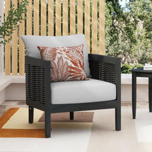 Load image into Gallery viewer, Outdoor Acacia Wood Club Chairs With Cushions