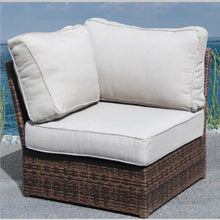 Load image into Gallery viewer, Shick - Corner Wedge Patio Chair With Cushions