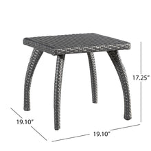 Load image into Gallery viewer, Luminant - Outdoor Side Table With Iron Frame - Gray