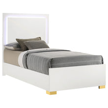 Load image into Gallery viewer, Jeremiah - LED Panel Bed With Touch Controlled Lighting