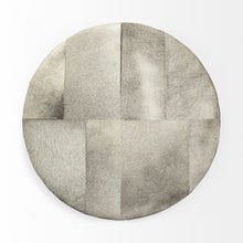 Load image into Gallery viewer, Wool Footstool Ottoman - Brown / Gray