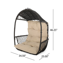 Load image into Gallery viewer, Malia - Wicker Hanging Chair With Cushion