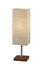 Load image into Gallery viewer, Wildside Paper Shade With Walnut Wood Table Lamp - Light Brown