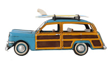 Load image into Gallery viewer, Hand Painted Decorative Car - Blue / Yellow