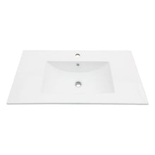Load image into Gallery viewer, Premium Rectangular Vanity Top With Single Faucet Hole And Overflow