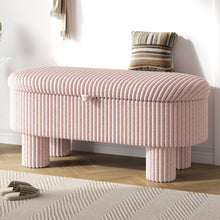 Load image into Gallery viewer, Storage Ottoman Upholstered Bench With Lift Top Storage For Bedroom