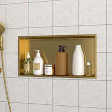 Load image into Gallery viewer, Stainless Steel Shower Niche With Seamless Design For Bathroom Storage