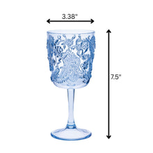Load image into Gallery viewer, Paisley Acrylic Wine Glasses (Set of 4)