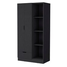 Load image into Gallery viewer, Drawer Combo Dresser Wooden - Black